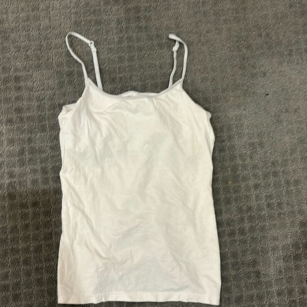 white tank top
